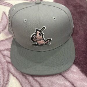 7 1/4 1967 St.Louis Cardinals Grey and Pink Fitted